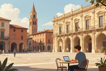 Illustrative header image for Working Remotely and Digital Nomads