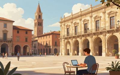 Illustrative header image for Working Remotely and Digital Nomads