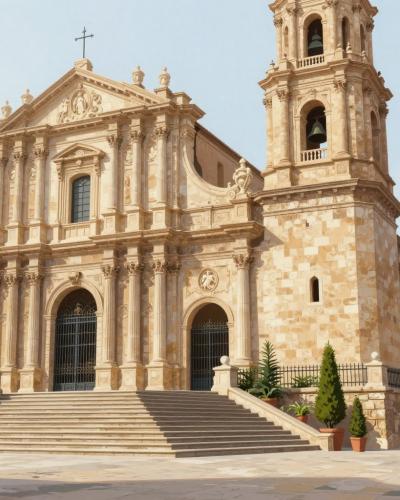 AI-generated illustration of Duomo di Enna (Cattedrale di Santa Maria Maggiore)