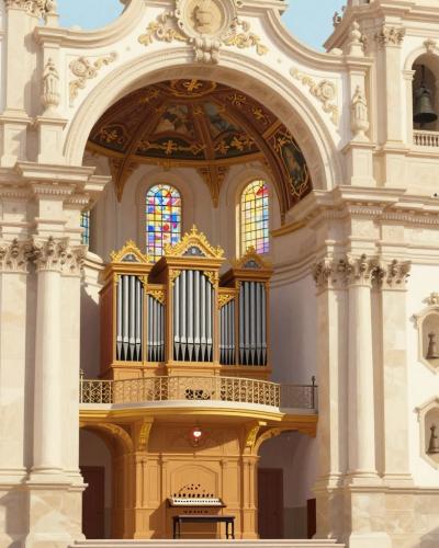 AI-generated illustration of Lecce Cathedral (Cattedrale di Santa Maria Assunta)
