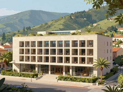 AI-generated illustration of Merano Thermal Baths (Therme Merano)
