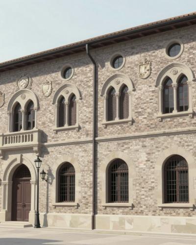AI-generated illustration of Palazzo del Capitano del Popolo