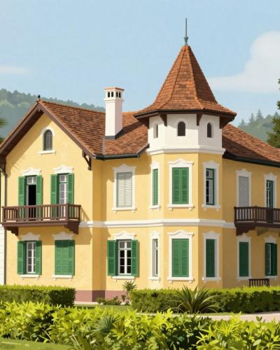 AI-generated illustration of Villa Wartholz