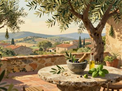 Autumn Olive Harvest