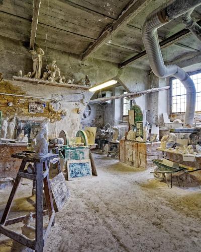 Alabaster workshop in Volterra