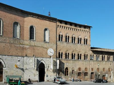 The Santa Maria della Scala complex facing Siena's cathedral square
