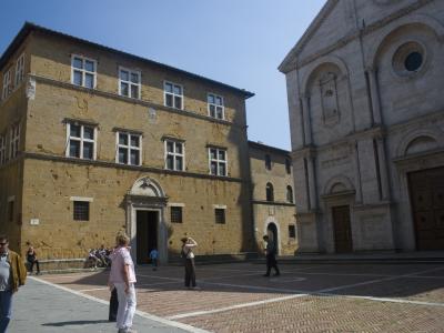 Palazzo Vescovile beside Pienza Cathedral