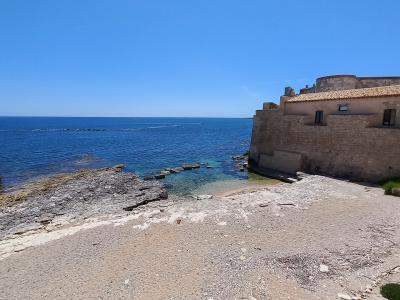 Castello Maniace at the tip of Ortigia, Siracusa
