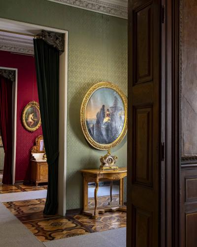 A period salon in the Museo Revoltella, Trieste