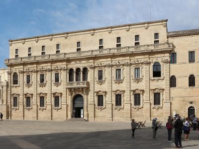 The Baroque Palazzo del Seminario on Piazza del Duomo, Lecce