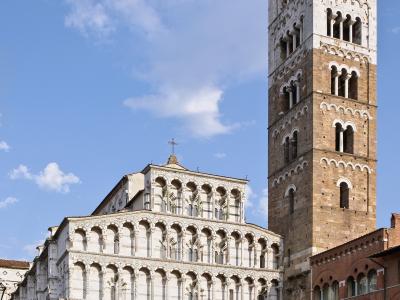 Lucca Cathedral of San Martino and its bell tower