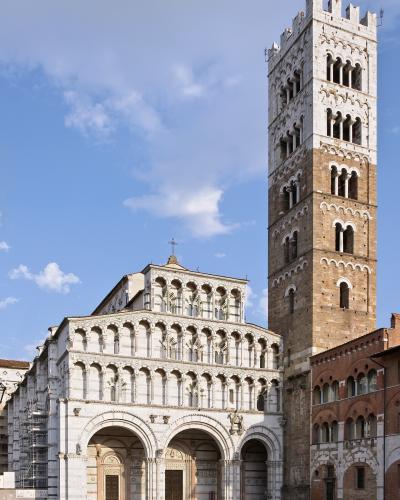 Lucca Cathedral of San Martino and its bell tower