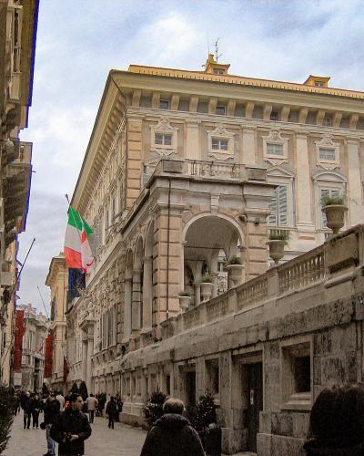 Palazzo Doria-Tursi on Via Garibaldi, Genoa