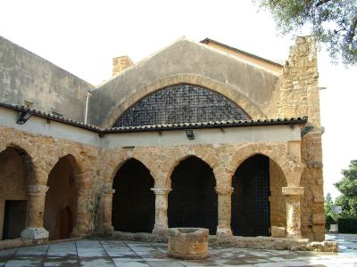 The cloister of the Pietro Griffo archaeological museum, Agrigento