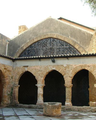 The cloister of the Pietro Griffo archaeological museum, Agrigento