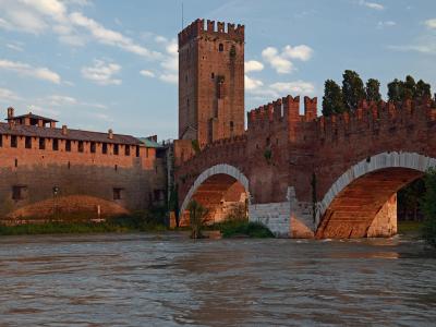 Castelvecchio and the Ponte Scaligero over the Adige in Verona