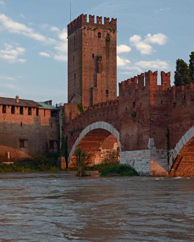 Castelvecchio and the Ponte Scaligero over the Adige in Verona