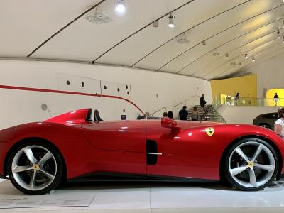 Exhibition hall of the Museo Enzo Ferrari, Modena