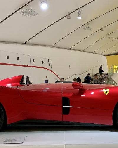Exhibition hall of the Museo Enzo Ferrari, Modena