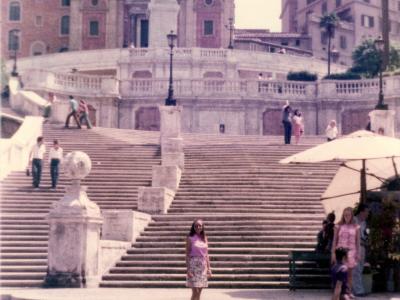 Roma luglio 1974 - Piazza di Spagna