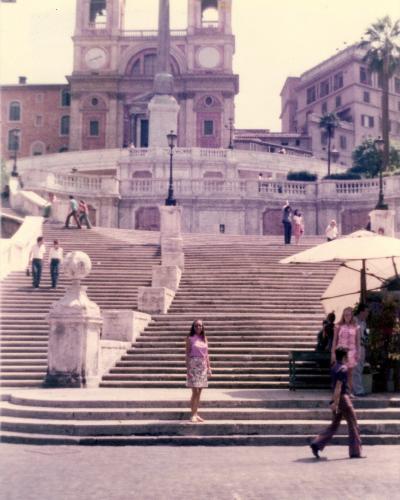 Roma luglio 1974 - Piazza di Spagna