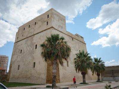 The Tower of Charles V in Porto Empedocle