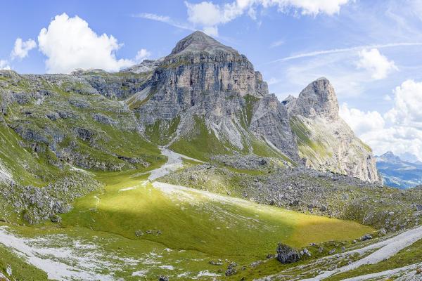Sassongher Mountain
